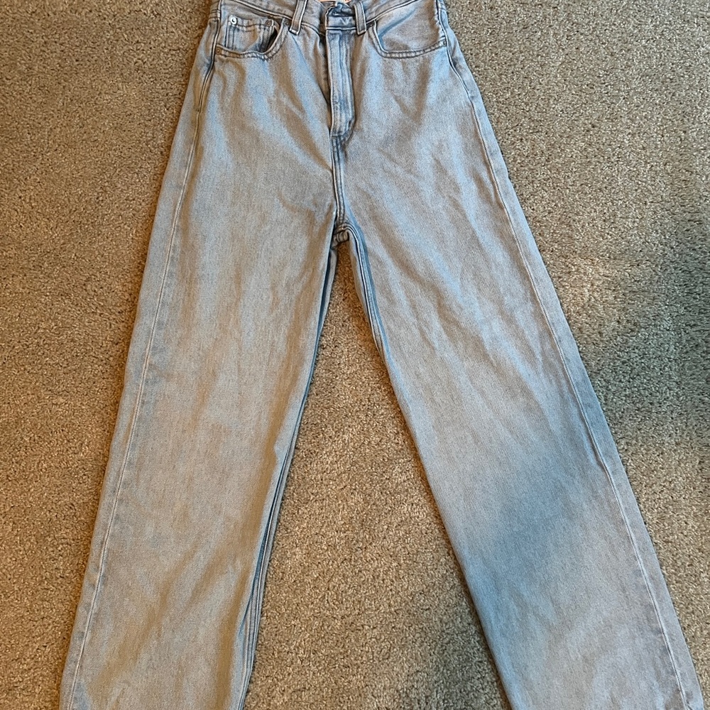 Stylish Light Blue Women's Flare Jeans